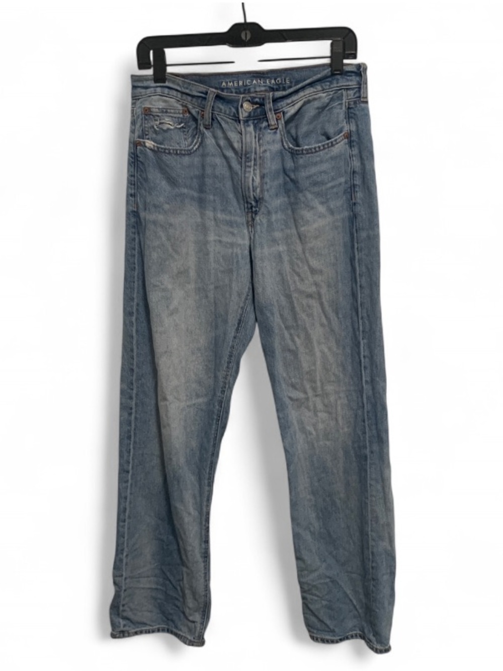 American Eagle Outfitters Light Blue Baggy Dad Jeans